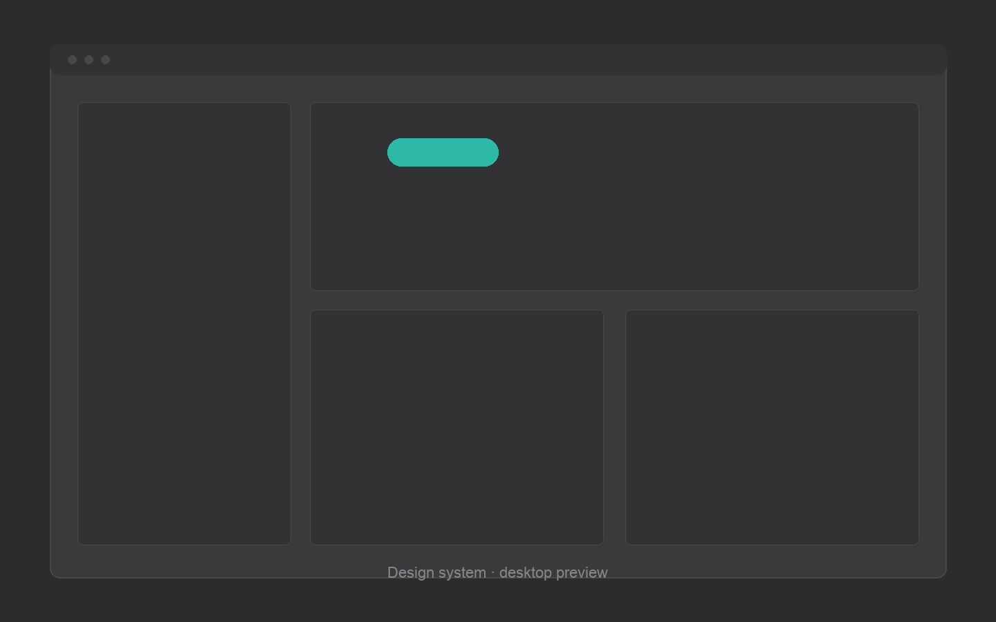 Design system desktop preview